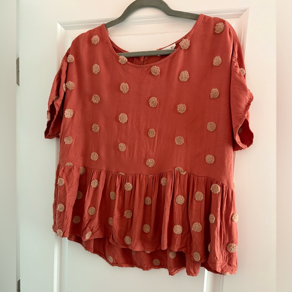 Blu Pepper baby doll top